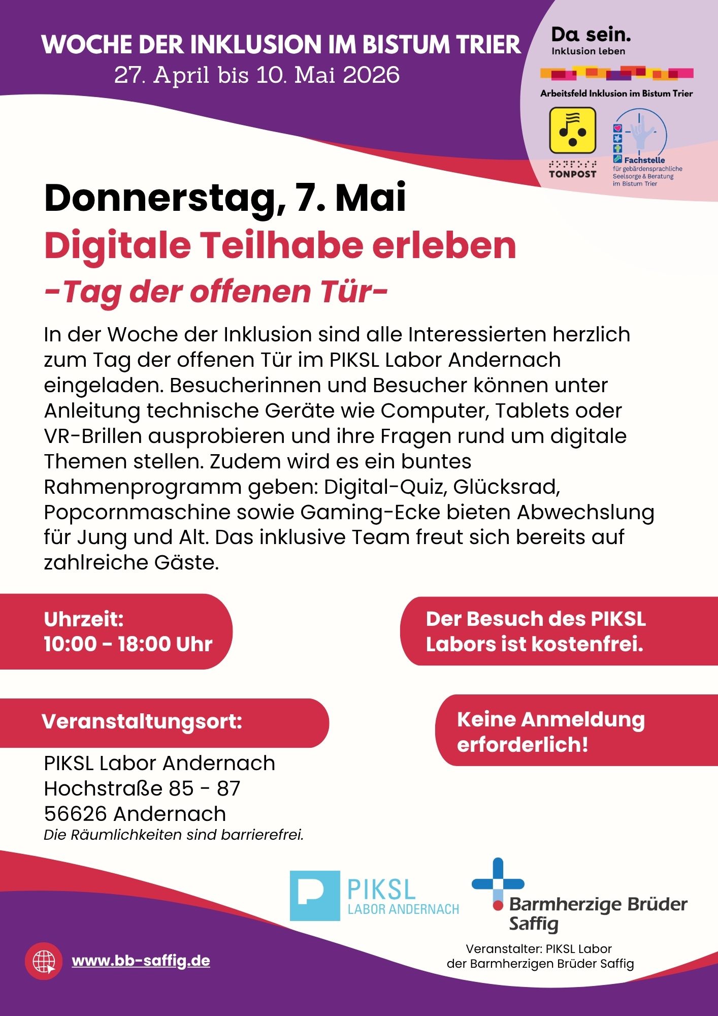 Flyer zur Veranstaltung