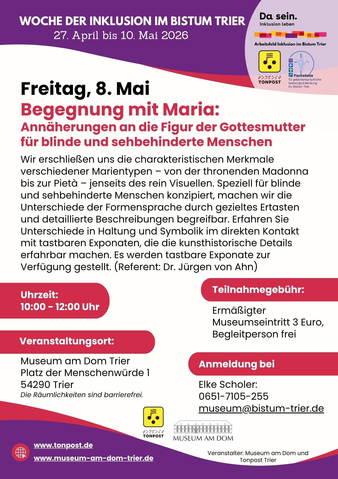 Flyer zur Veranstaltung