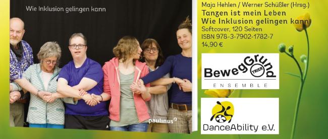 (c) Paulinus Verlag GmbH Plakat zur Bewerbung des Buches: Tanzen ist mein Leben