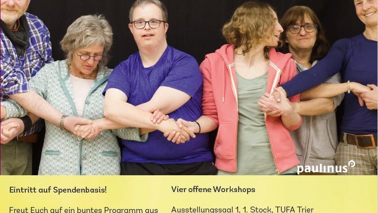 Plakat Einladung zu 25 Jahre DanceAbility und Beweggrund Trier