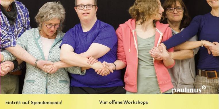 Plakat Einladung zu 25 Jahre DanceAbility und Beweggrund Trier