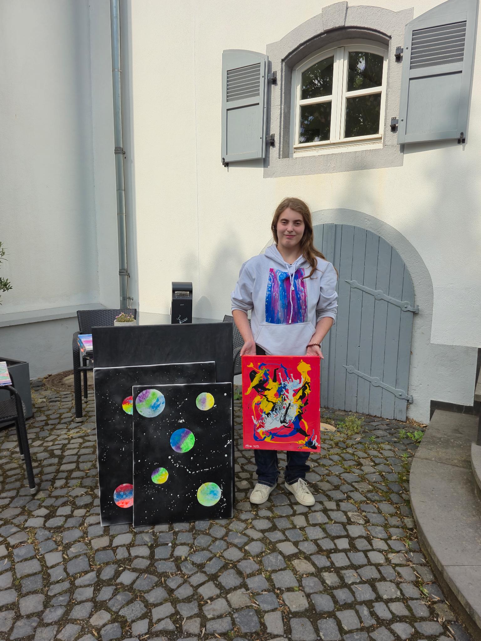 Junge Künstlerin Saffig