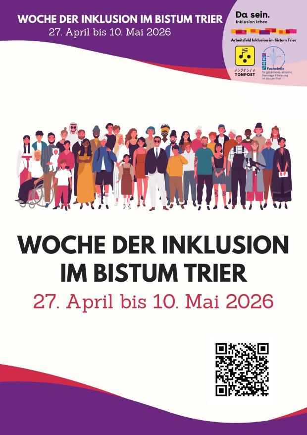 Titelbild des Programmhefts Woche der Inklusion im Bistum Trier 2026