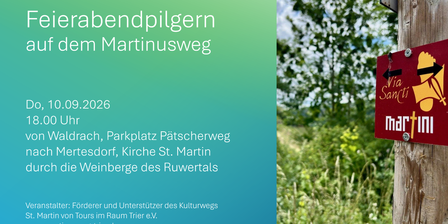 Feierabendpilgern auf dem Martinusweg