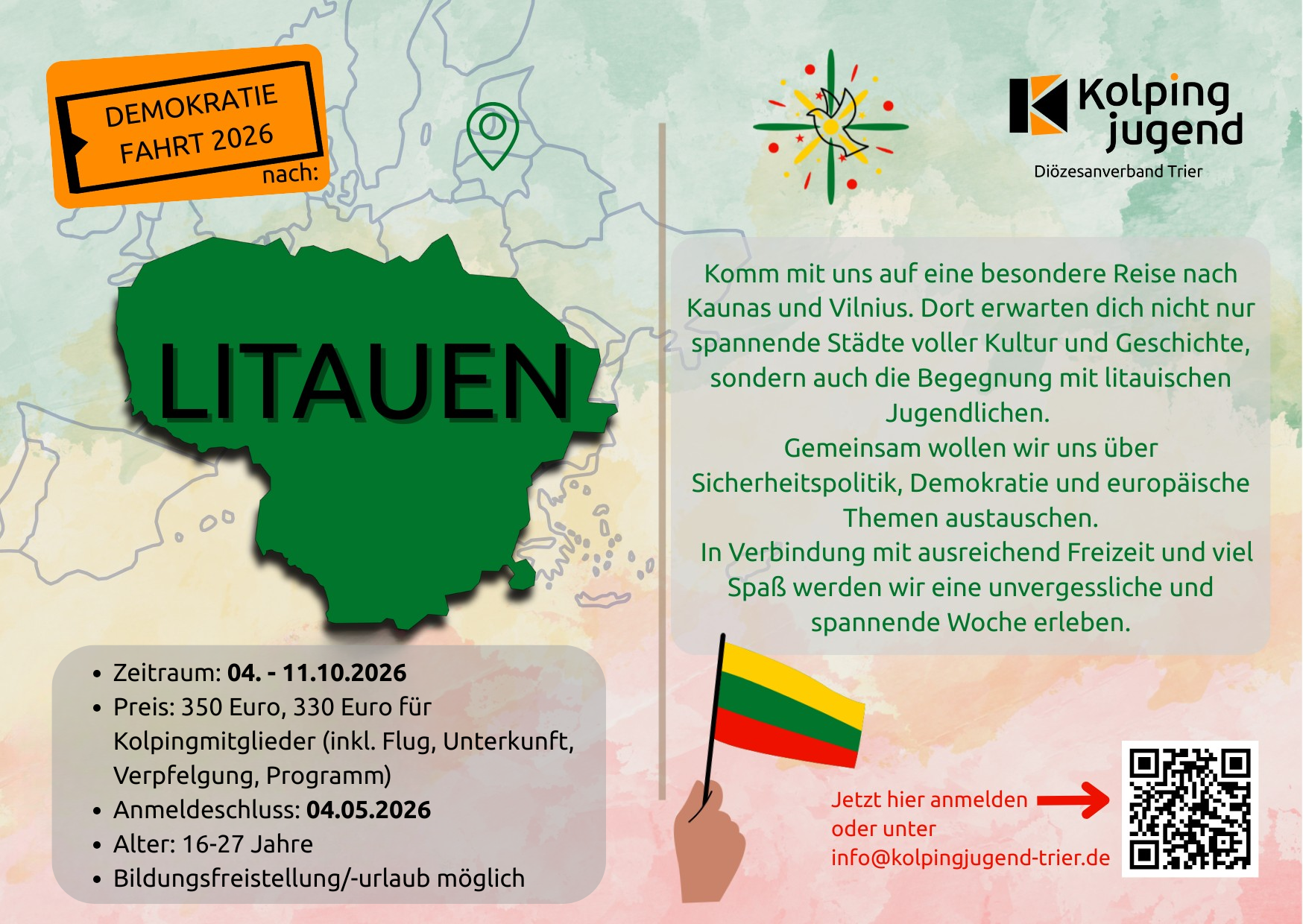 Flyer Demokratiefahrt