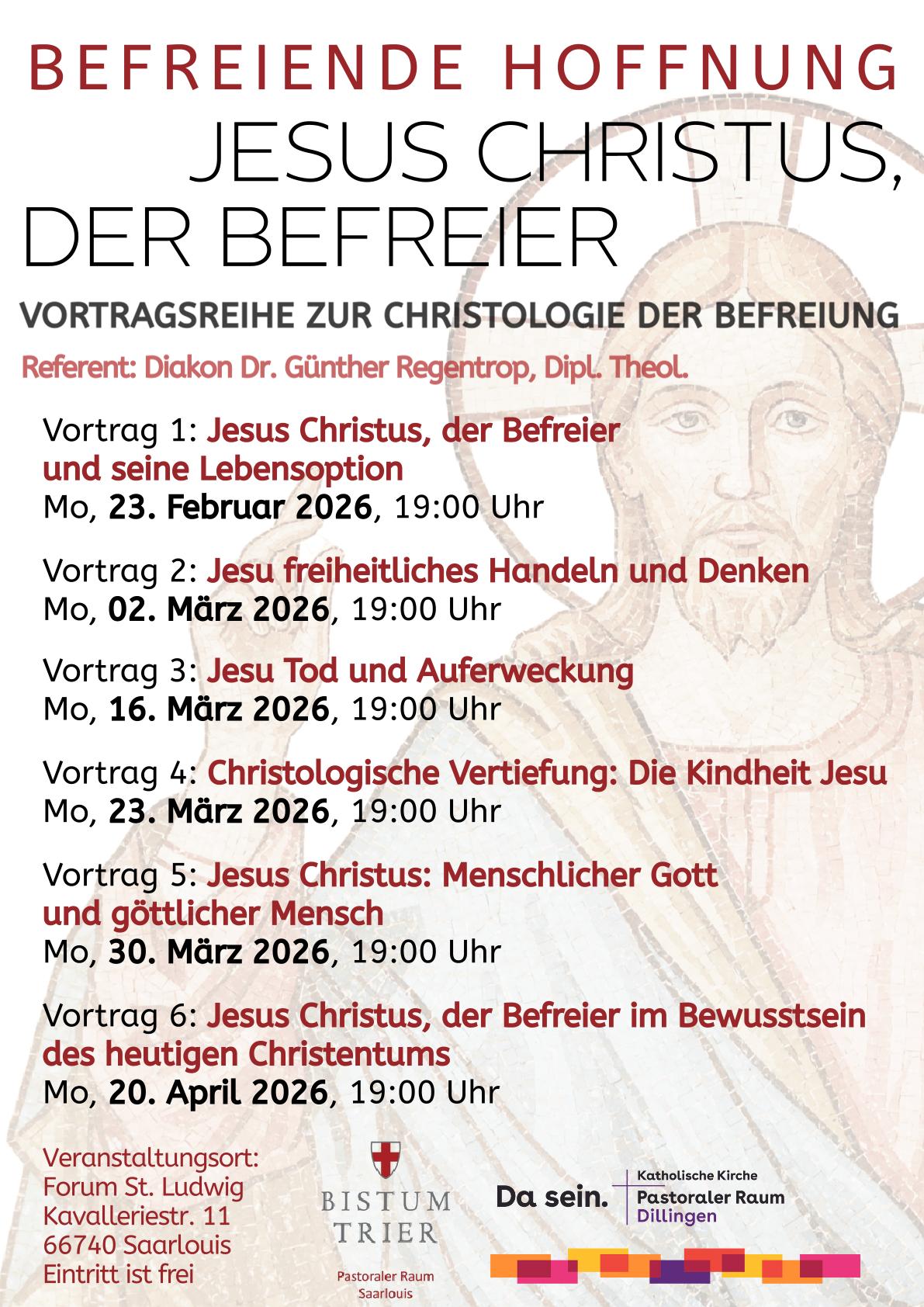 Plakat zur Vortragsreihe