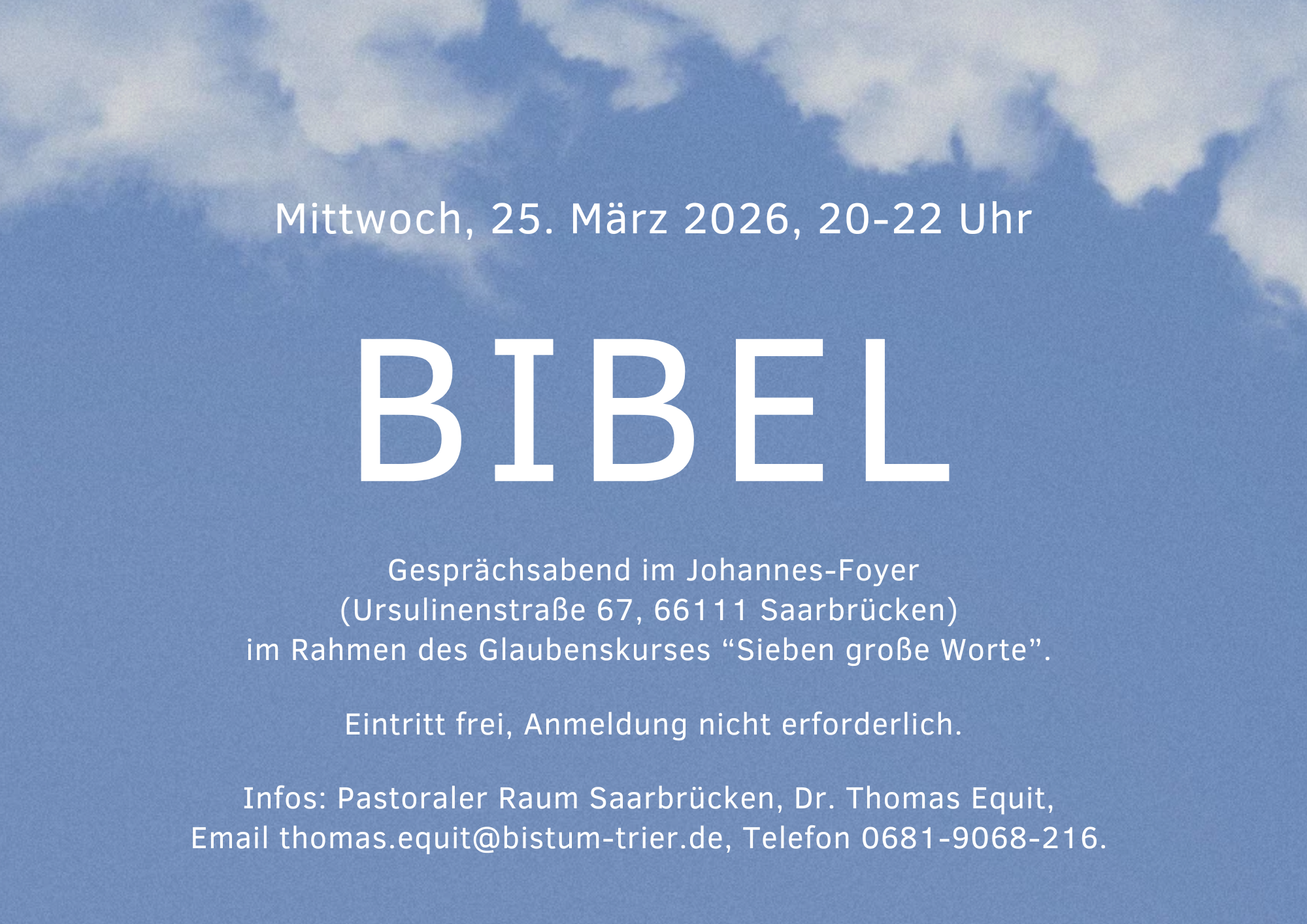 Sieben große Worte Bibel