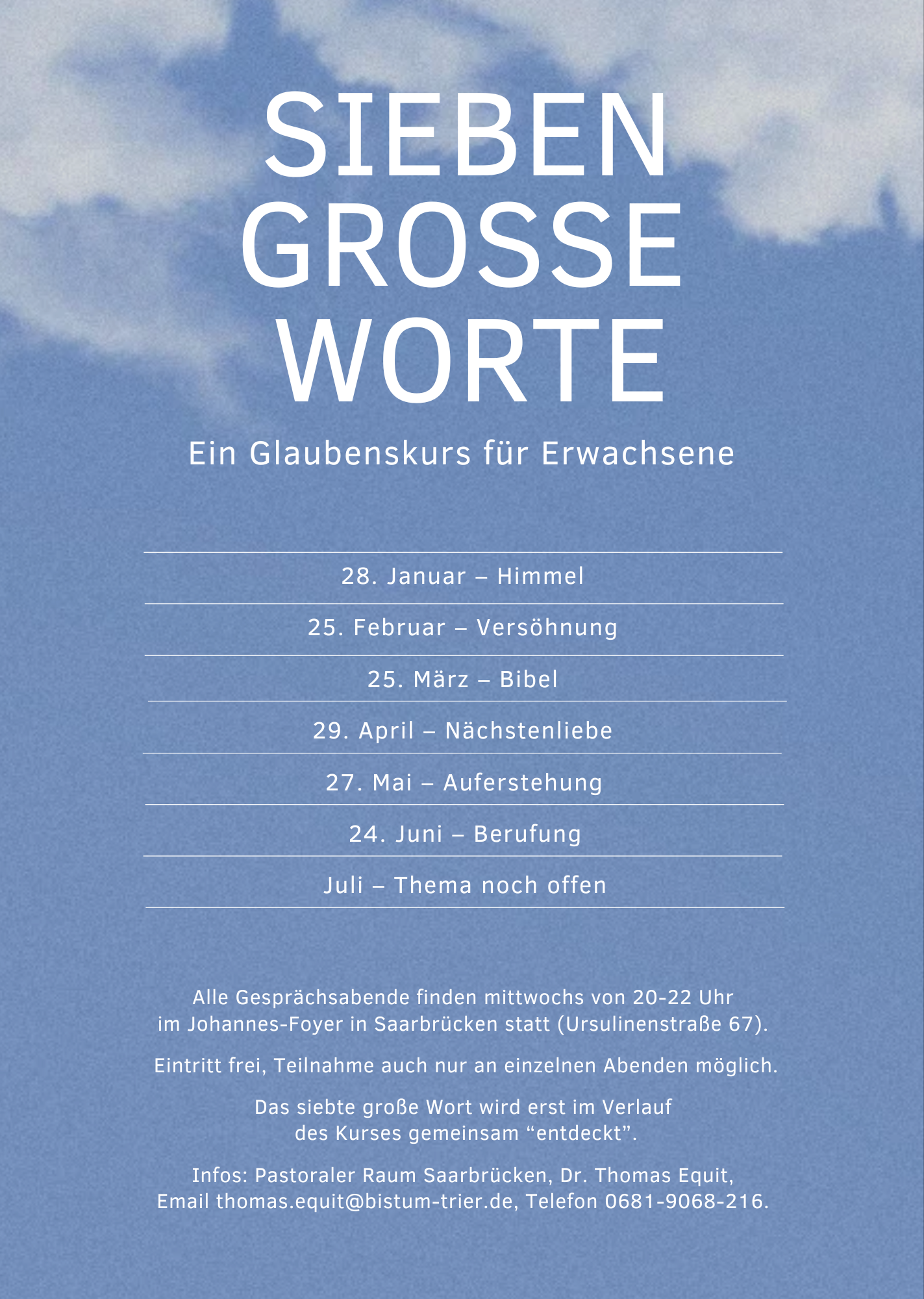 Sieben große Worte F