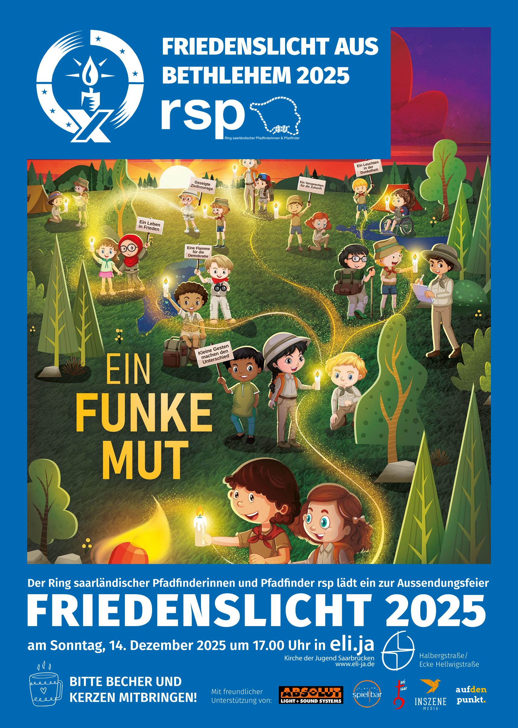Plakat Friedenslicht 2025
