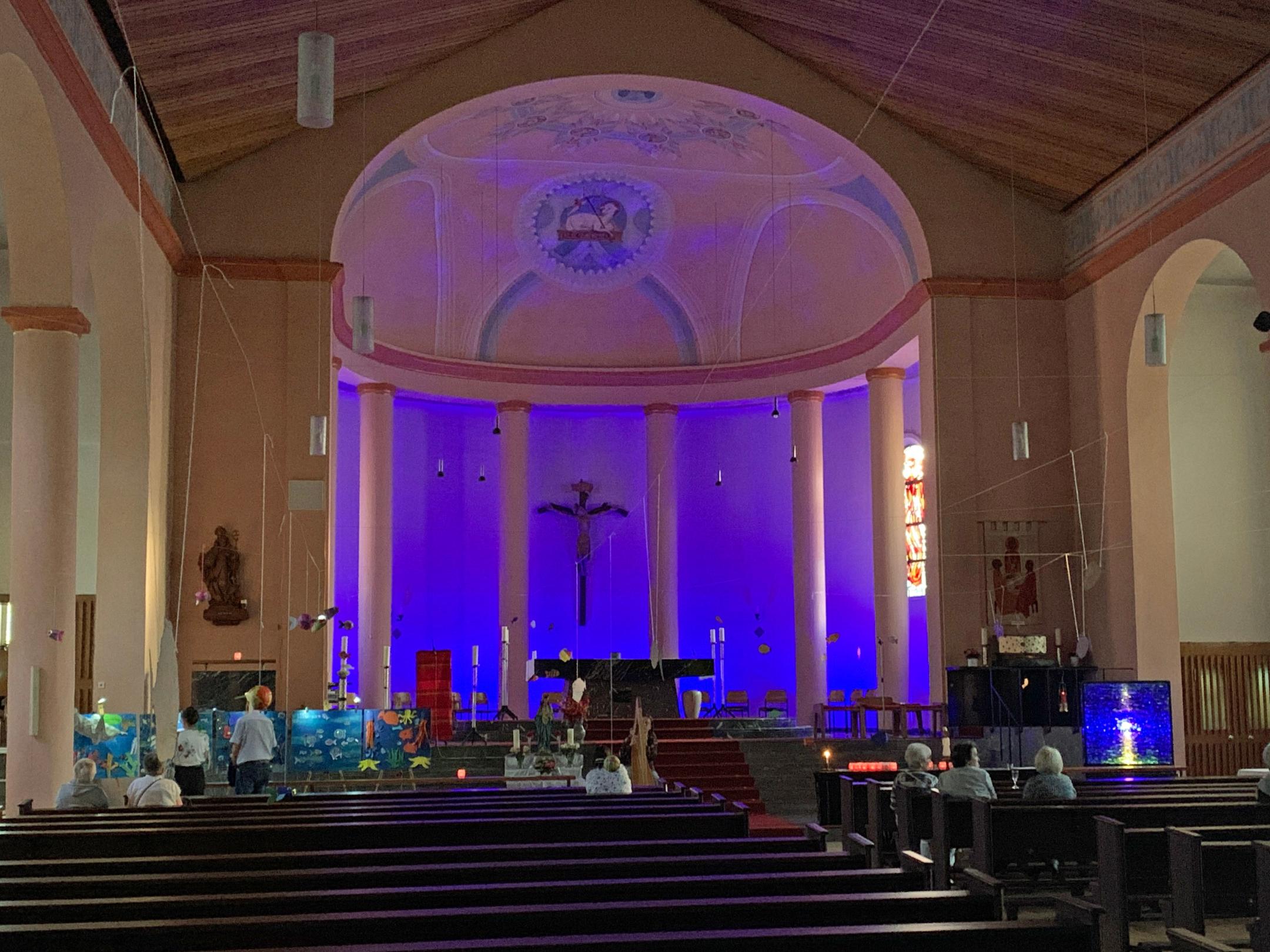 An Heiligabend ist die Kirche St. Hubertus in Jägersfreude bis 22 Uhr geöffnet.