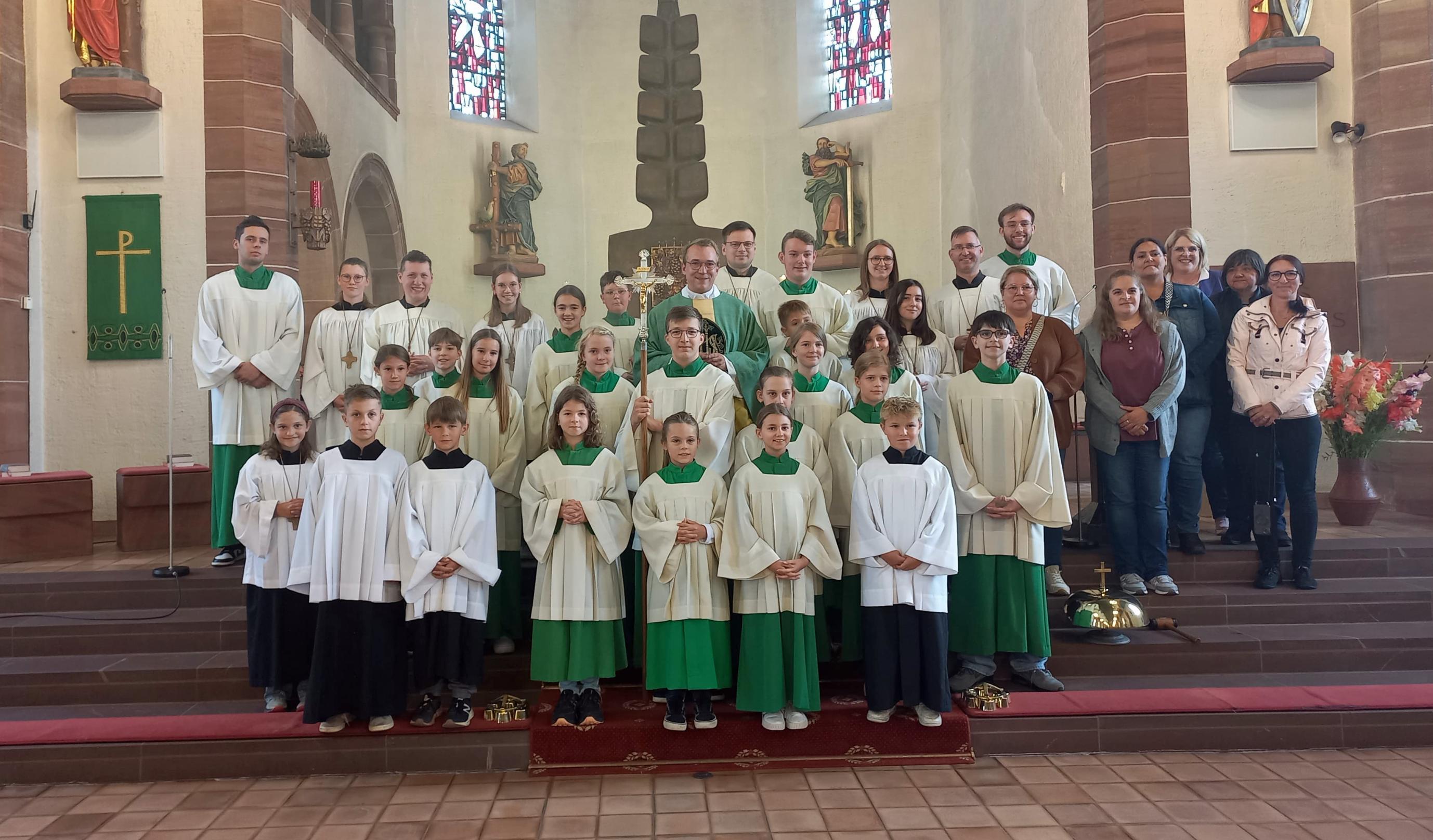 Der Pastorale Raum Wadern hatte zum ersten Messdienertag nach Losheim geladen.