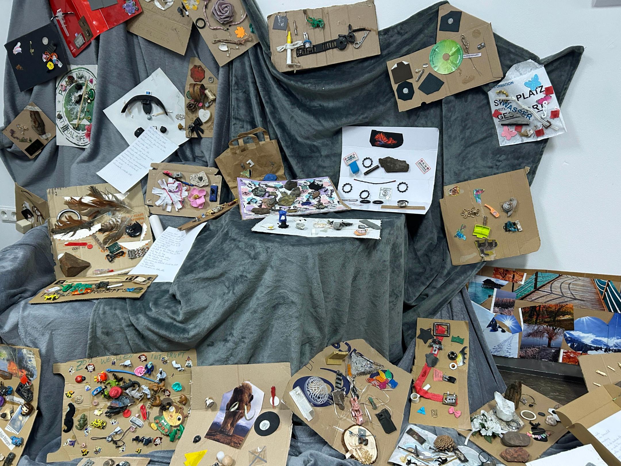 'Unsere Umwelt' - Bodeninstallation eines Gastes.