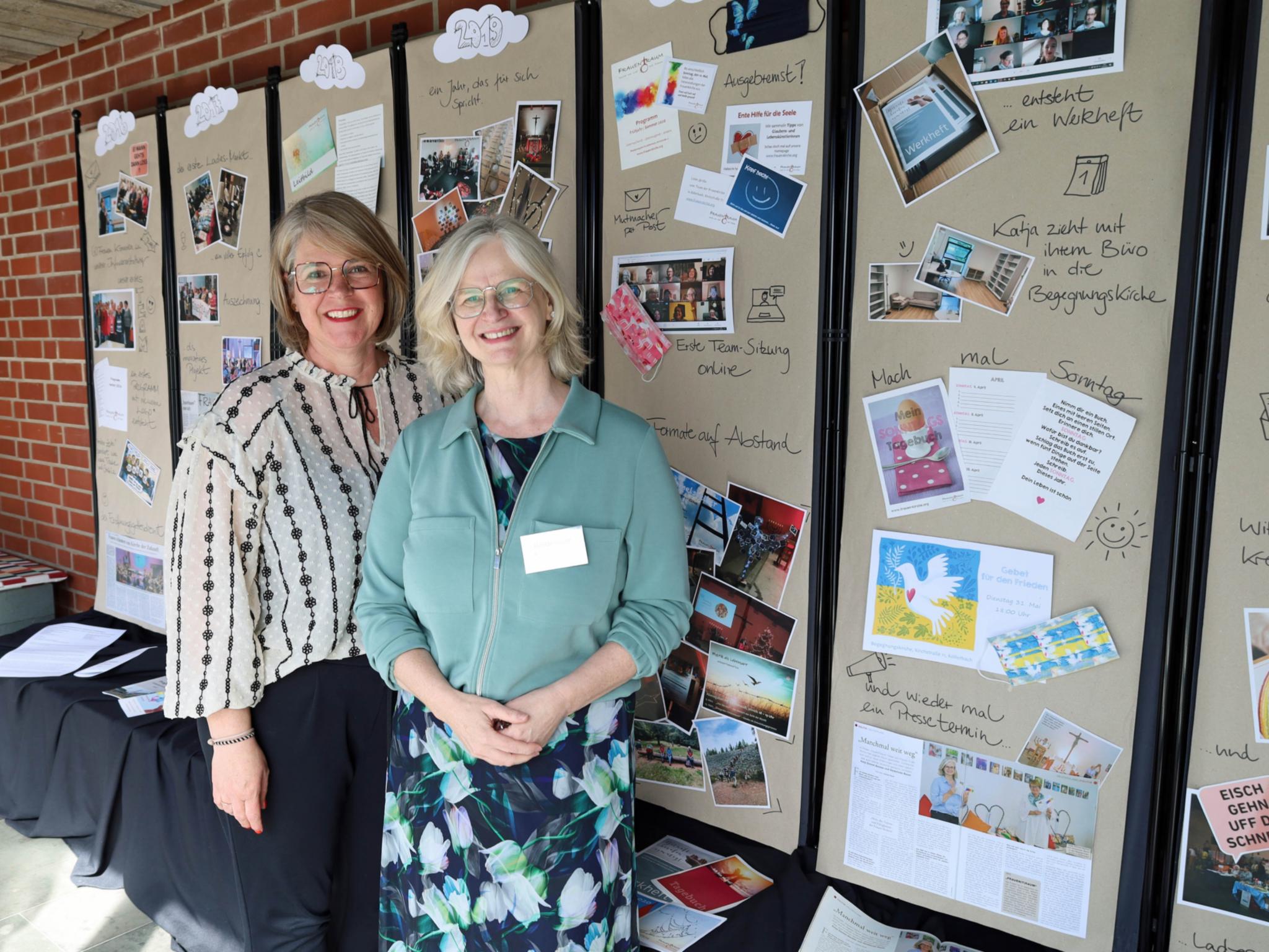 Katja Zeimet-Backes (links) und Heidelinde Bauer riefen vor zehn Jahren das Projekt Frauen(T)Raum ins Leben.