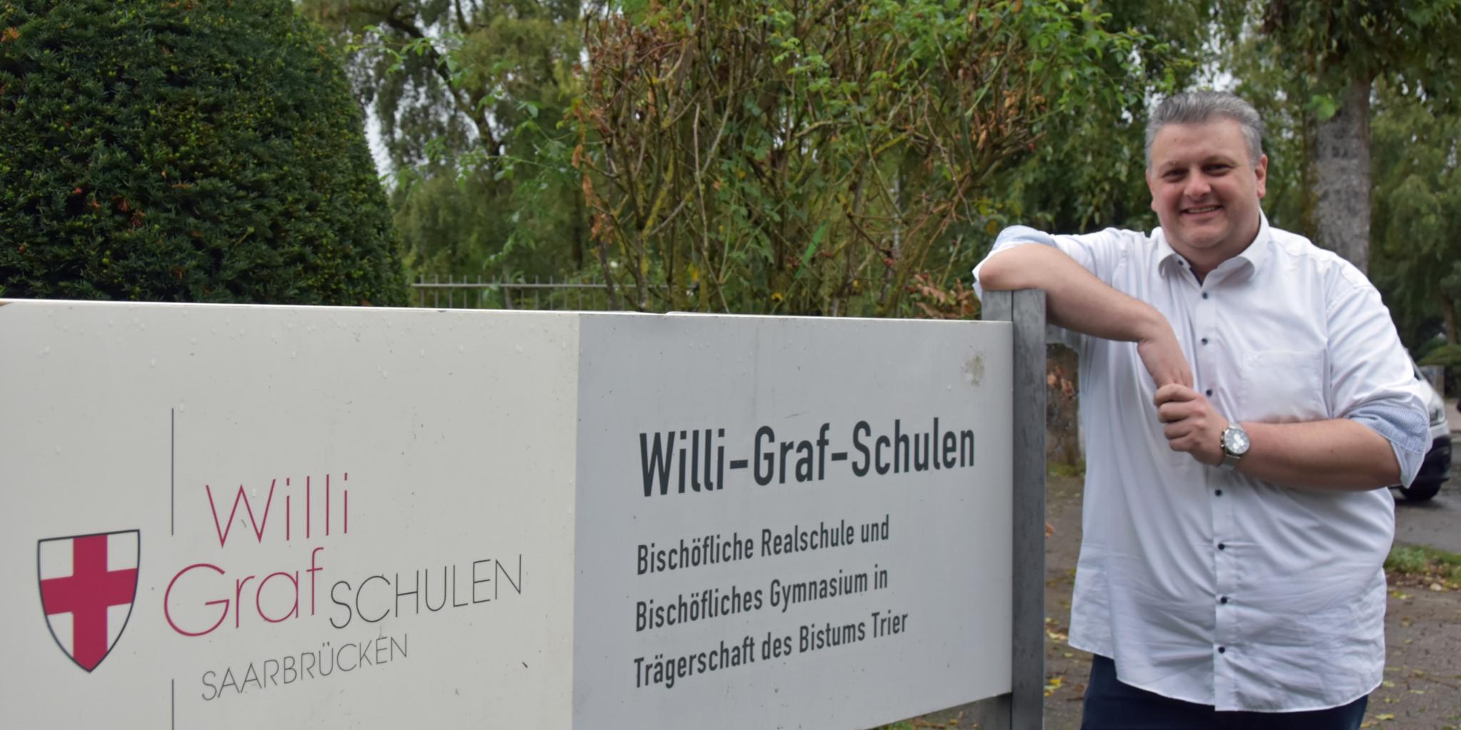 Christian Dahlke ist neuer Schulleiter des Willi-Graf-Gymnasiums in Saarbrücken.