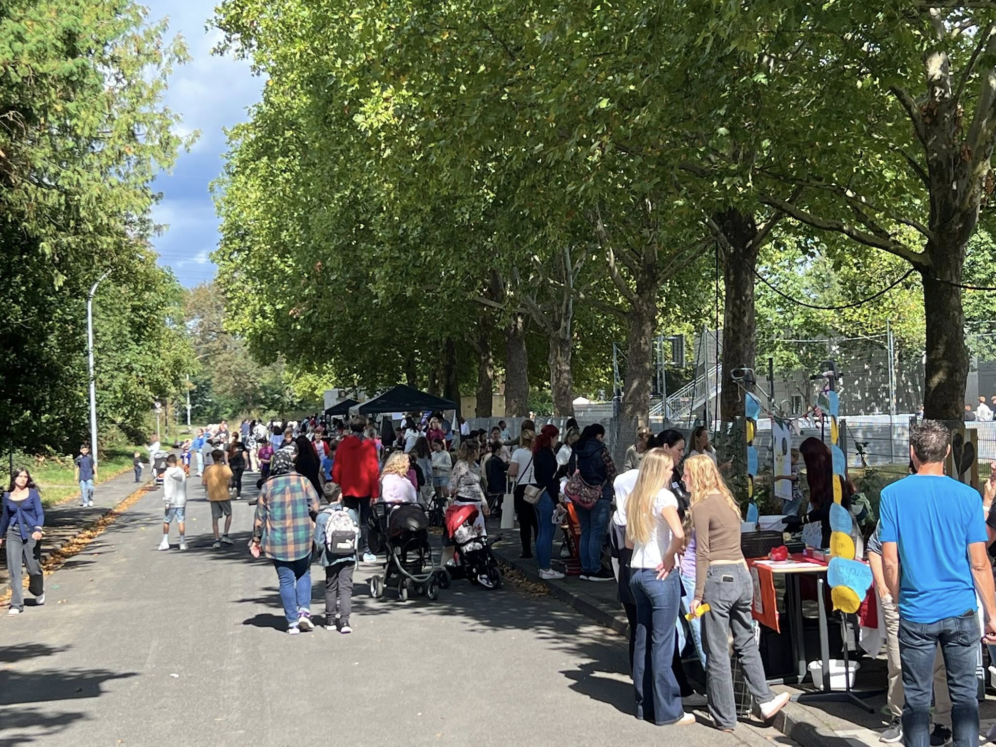 Teil der Ausstellungsmeile