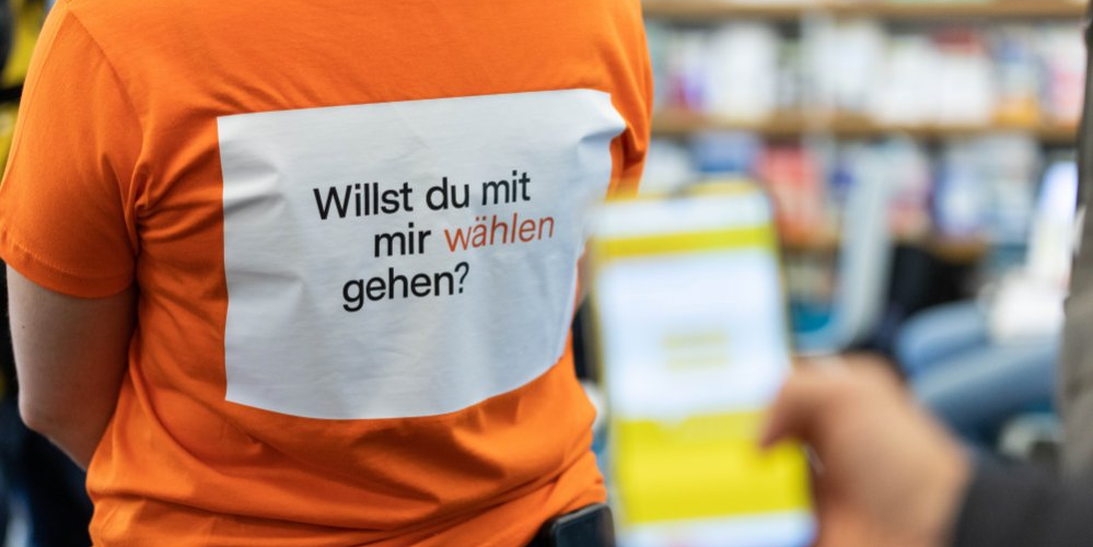 Willst Du mit mir wählen gehen?