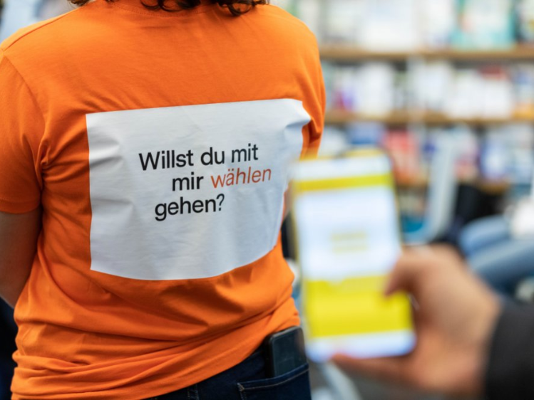 Willst Du mit mir wählen gehen?