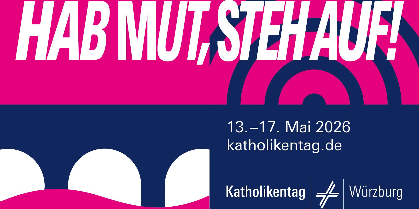 Postkarte mit Motto 'Hab Mut, steh auf!