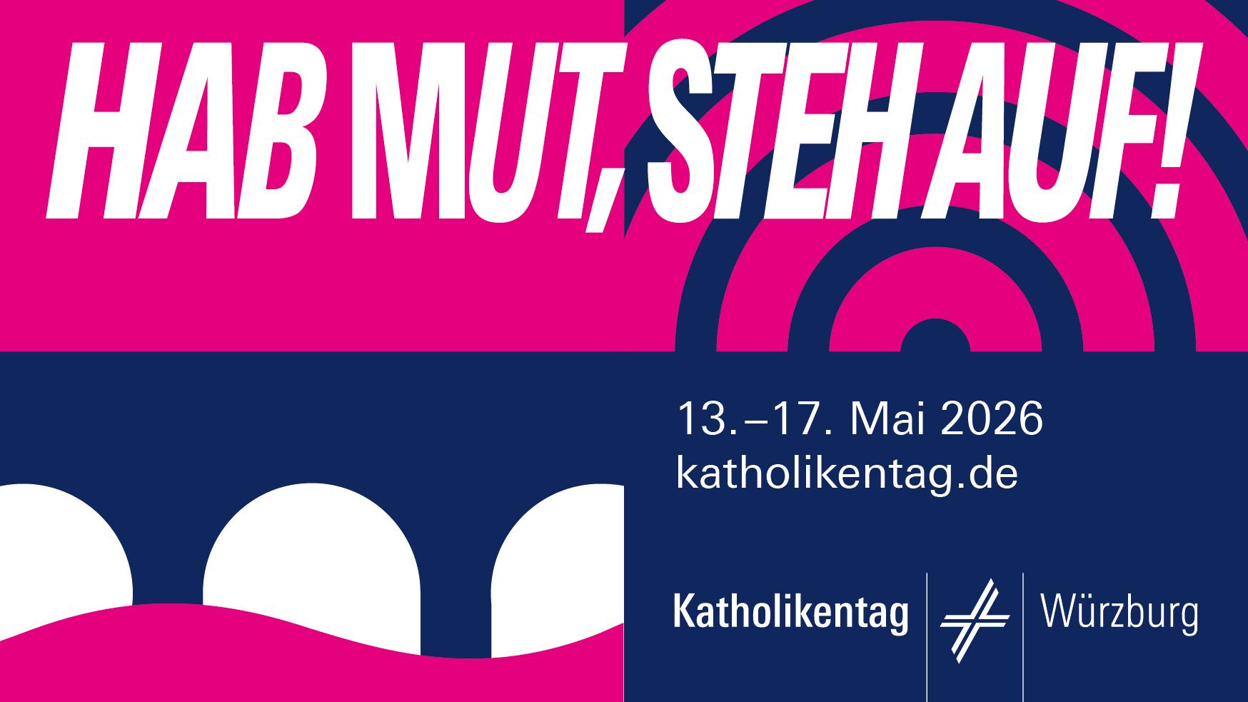 Postkarte mit Motto 'Hab Mut, steh auf!