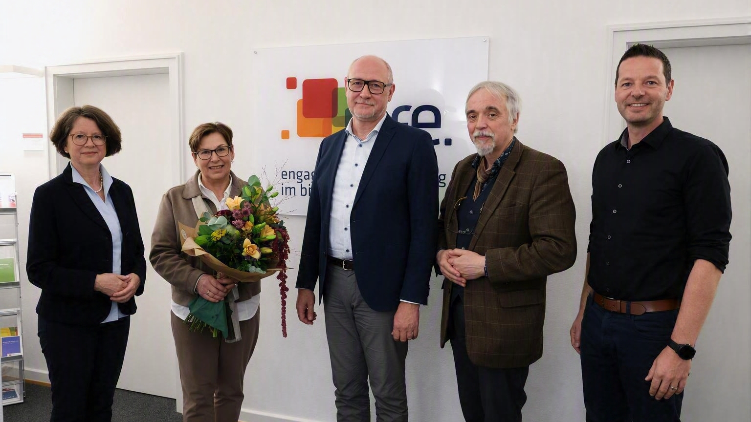 Bereichsleiterin Mechthild Schabo (links) hat die neue Abteilungsleiterin Michaela Tholl in der Bereichskonferenz begrüßt, zu der auch die Abteilungsleiter Ulrich Stinner, Dr. Andreas Zimmer und Dr. Thorsten Hoffmann (vlnr) gehören.