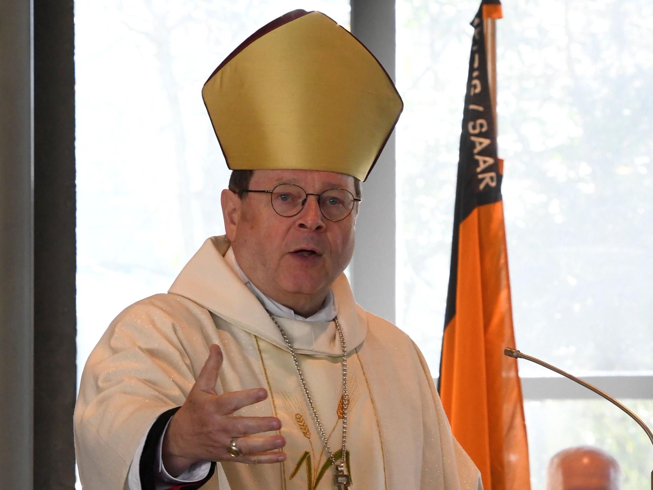 Bischof Georg Bätzing predigt bei der Josefswallfahrt 2025 in Merzig.
