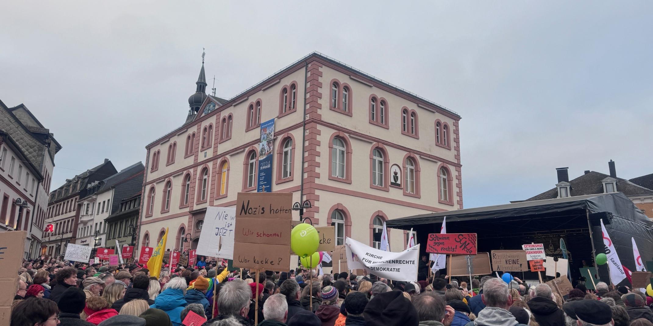 Blick auf Bühne