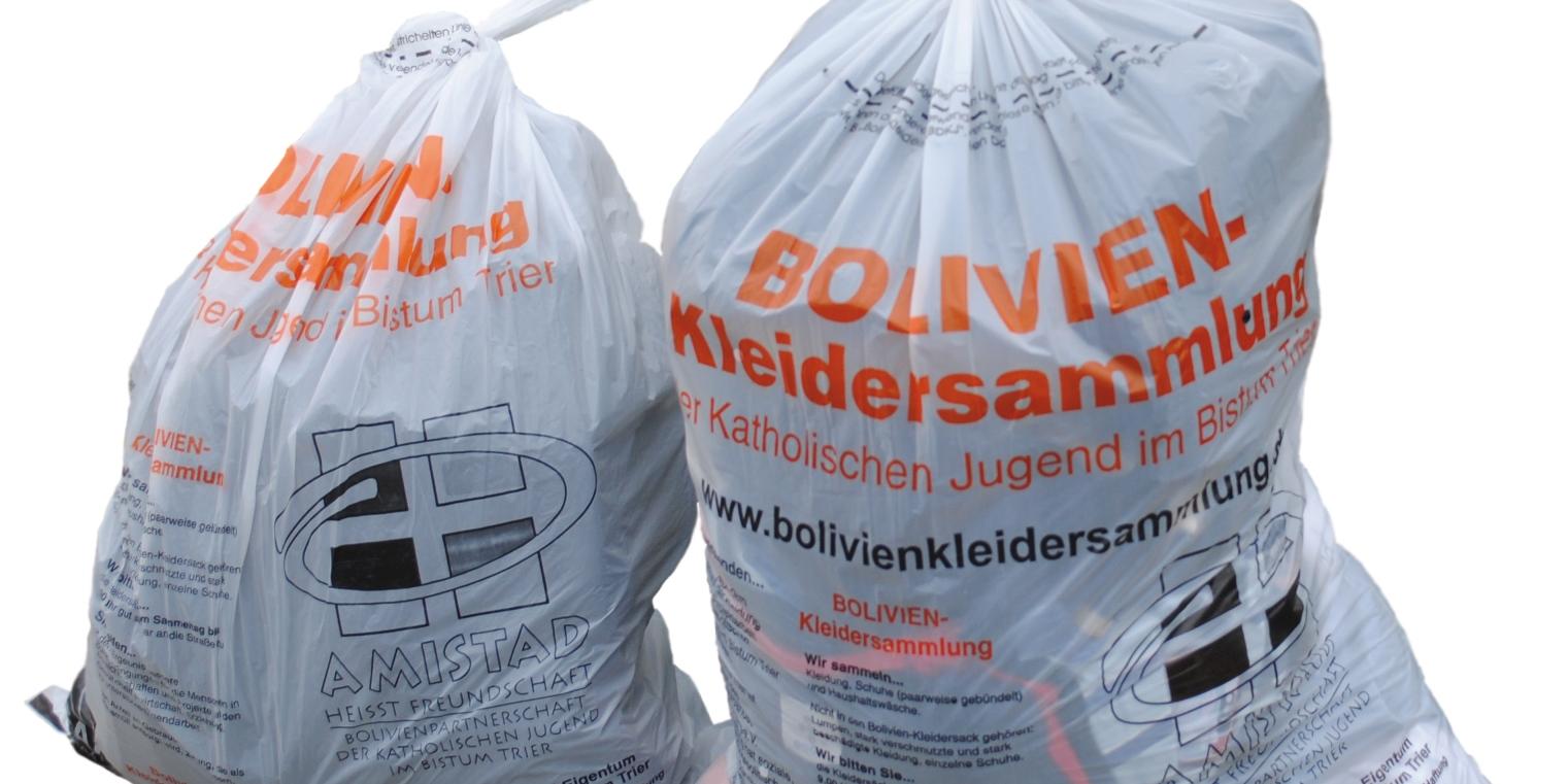 Am Bolivienfreundschaftstag gibt es in den Pastoralen Räumen Wadern und Dillingen Kleidersammlungen.