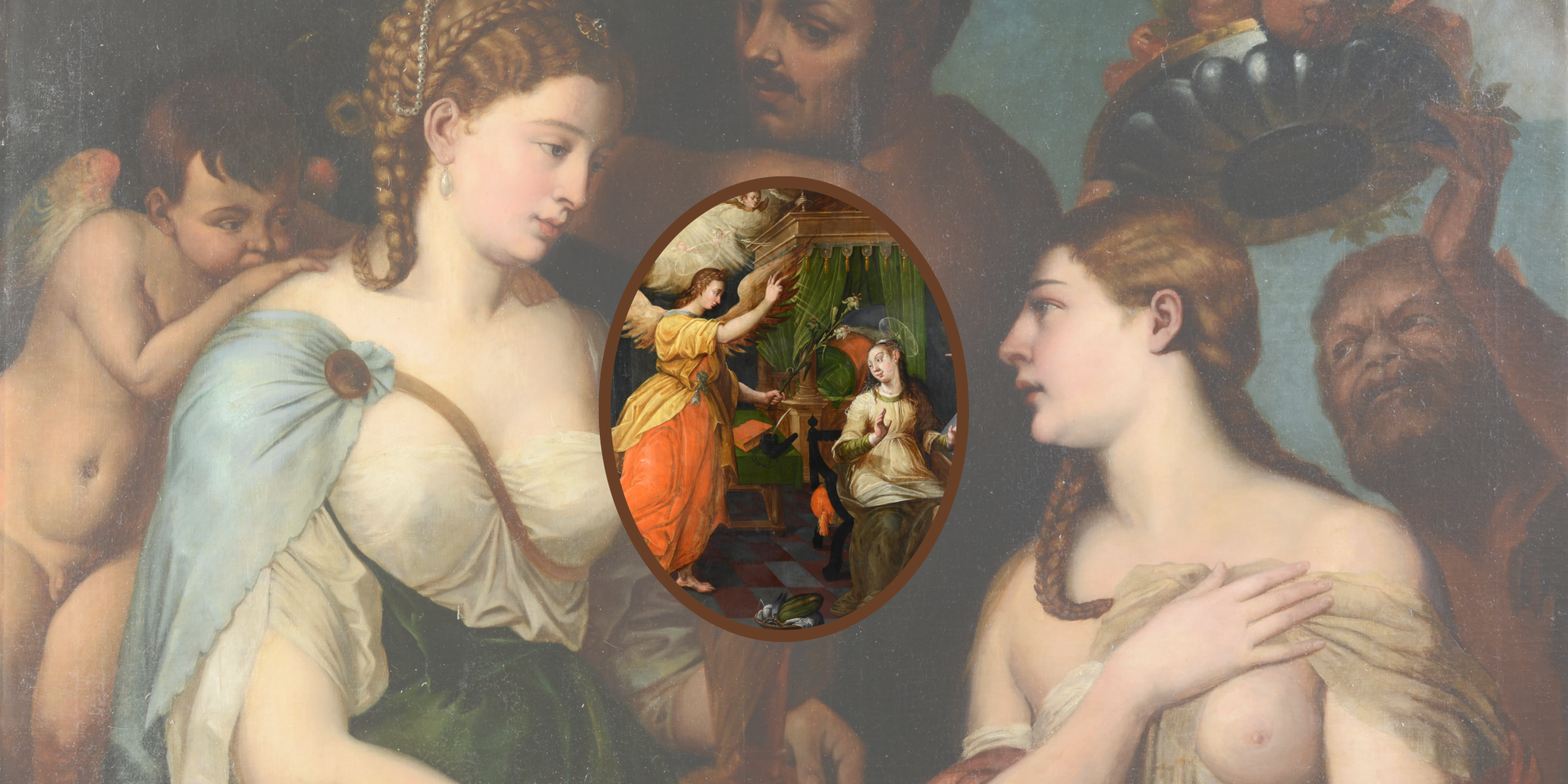 Collage 'Geheimnisse' und 'Verkündigung'