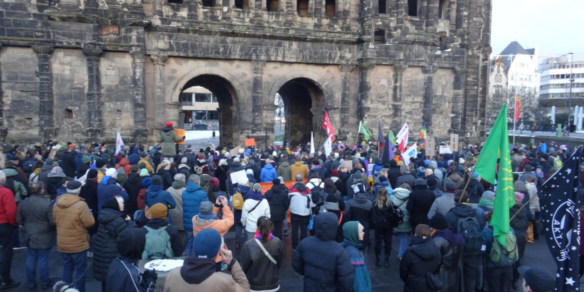 Bereits am 15. Januar gab es eine erste Demonstration in Trier