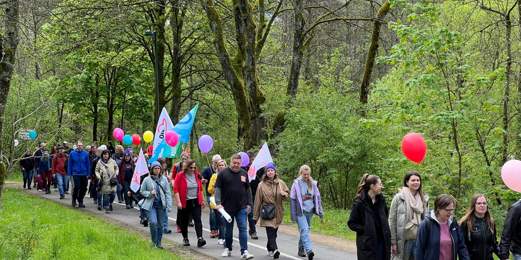 Demowanderung am Bostalsee