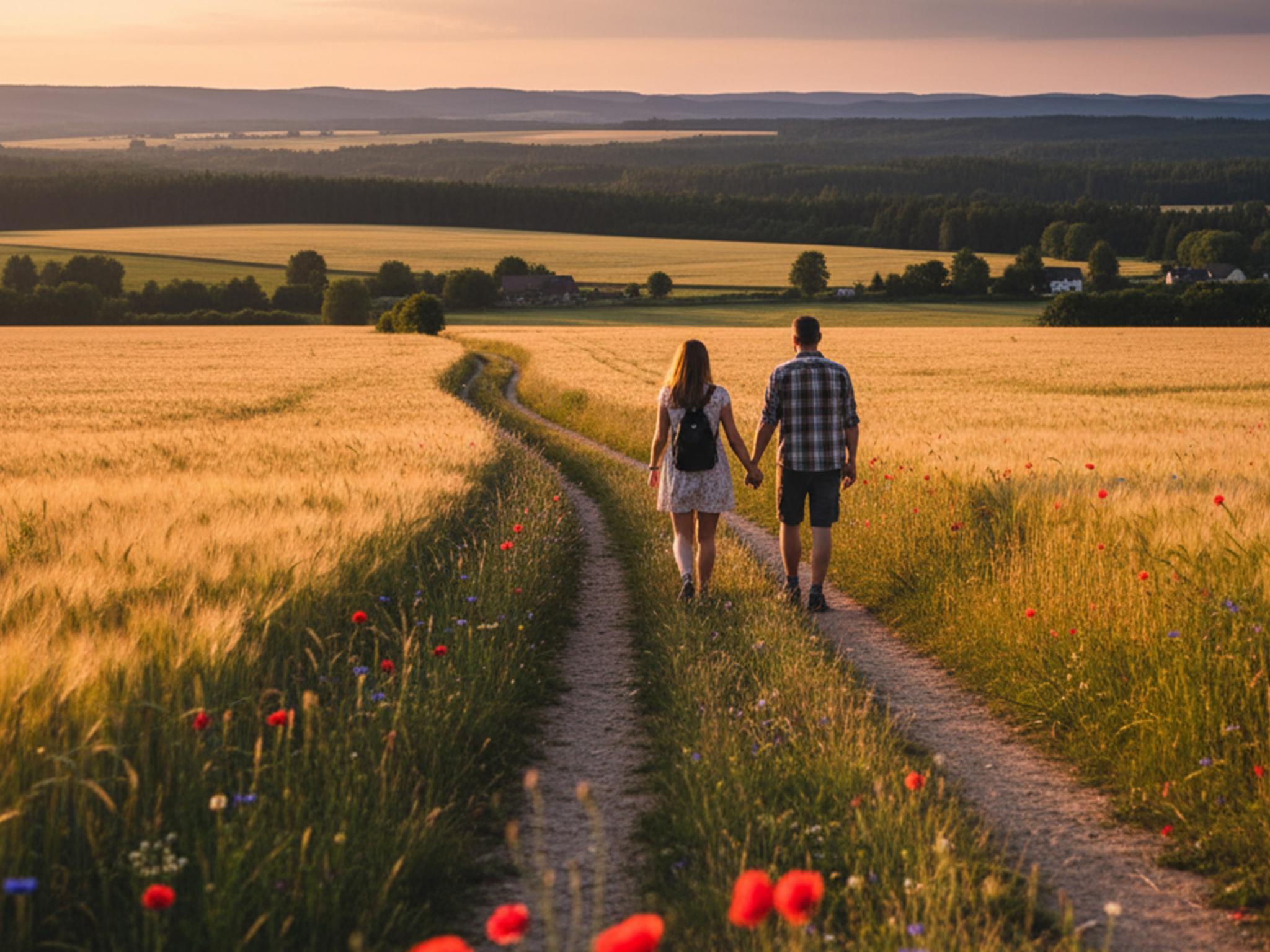 Mit Franziskus unterwegs auf dem Weg der Hoffnung (Bild KI-generiert)
