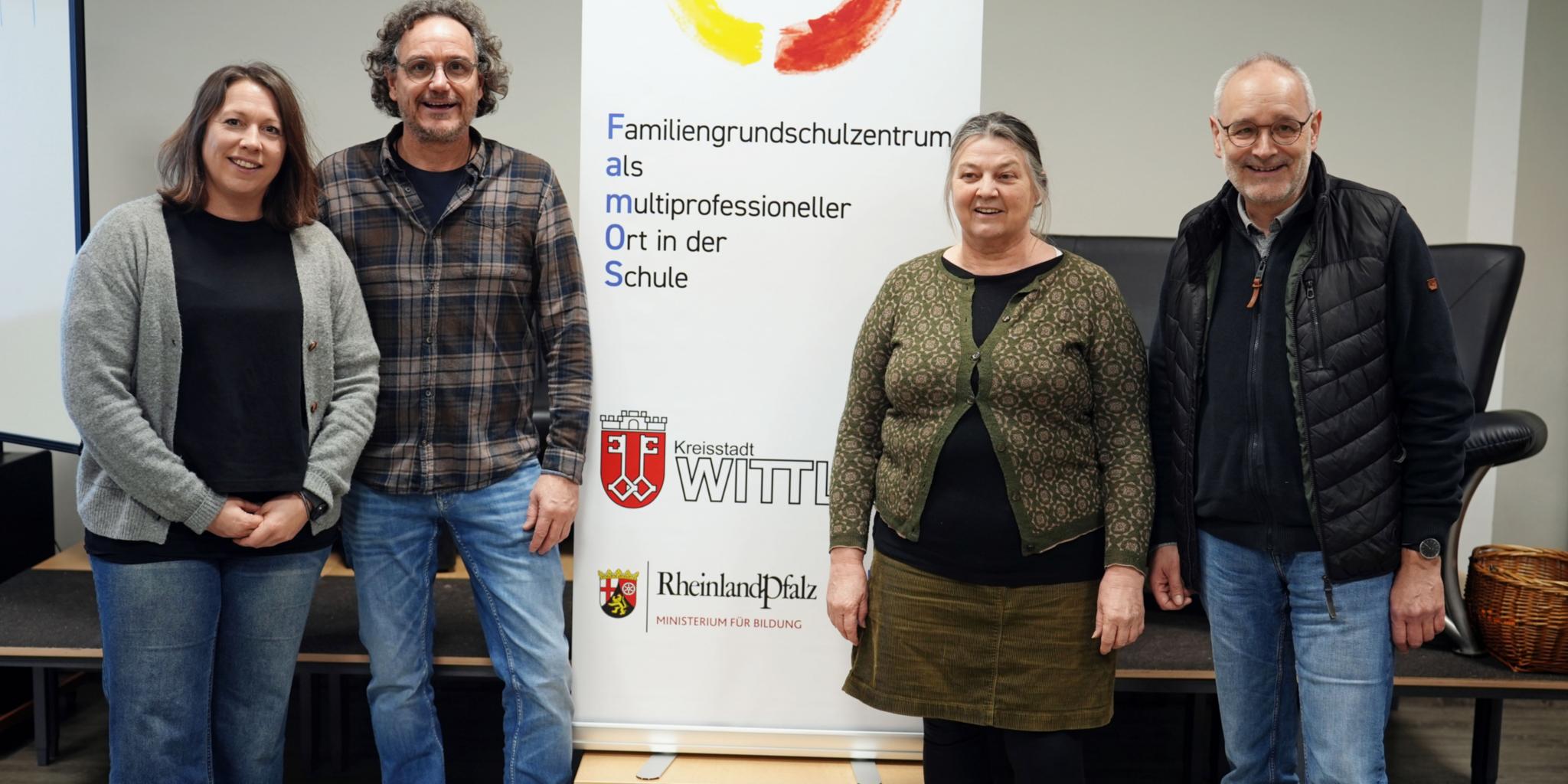 Wollen Kinder stark machen (von links): Anne-Kartin Meeth (Georg-Meistermann-Grundschule), André Rieger (FamOS), Psychologin Christiane Ehlert-Olejnik und Armin Surkus-Anzenhofer (Pastoraler Raum Wittlich).