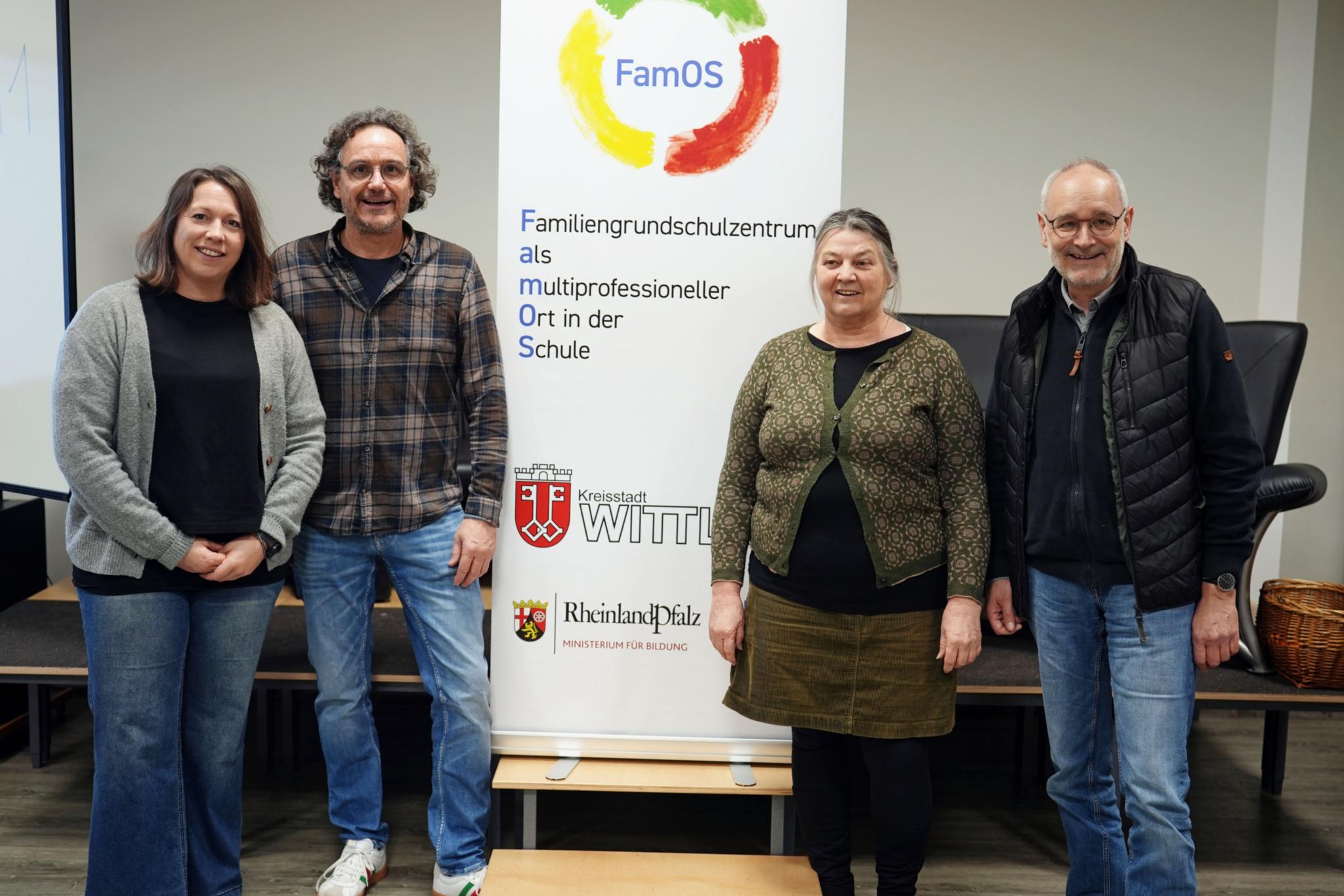 Wollen Kinder stark machen (von links): Anne-Kartin Meeth (Georg-Meistermann-Grundschule), André Rieger (FamOS), Psychologin Christiane Ehlert-Olejnik und Armin Surkus-Anzenhofer (Pastoraler Raum Wittlich).