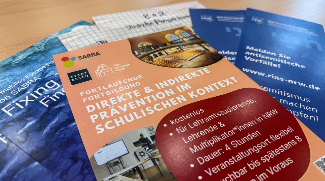 Flyer zur Prävention von Antisemitismus an Schulen