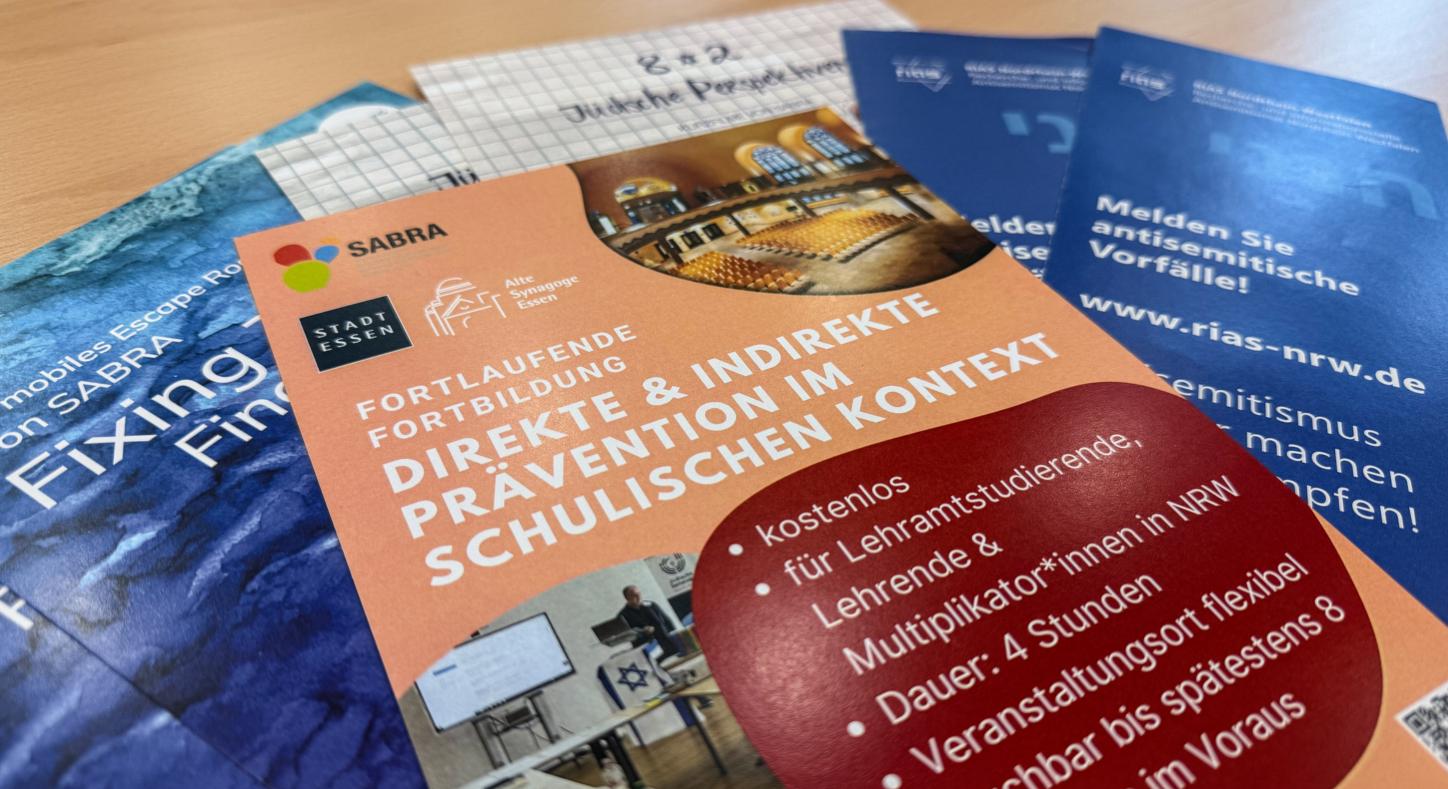 Flyer zur Prävention von Antisemitismus an Schulen