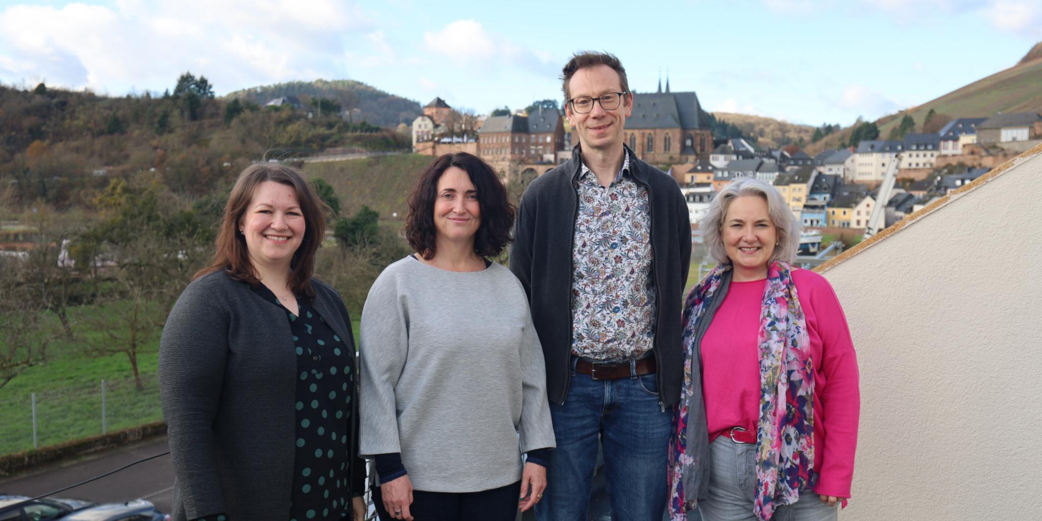 Olga Hermann, Melanie Backes, Tanja Herz und Dr. Volker Grüsgen (vlnr.) vom Team der Lebensberatung Saarburg