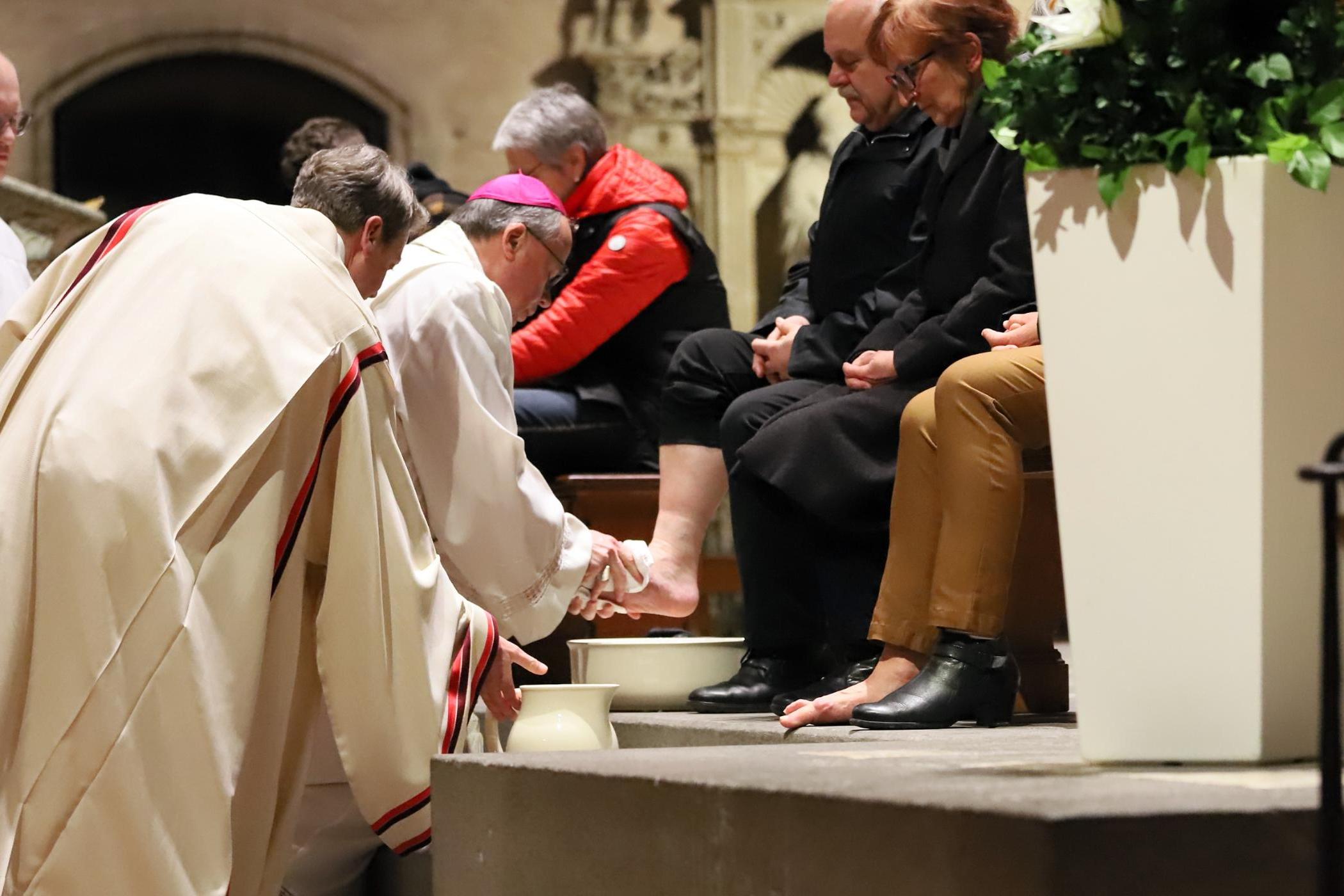 Fußwaschung - Archivfoto vom vergangenen Jahr