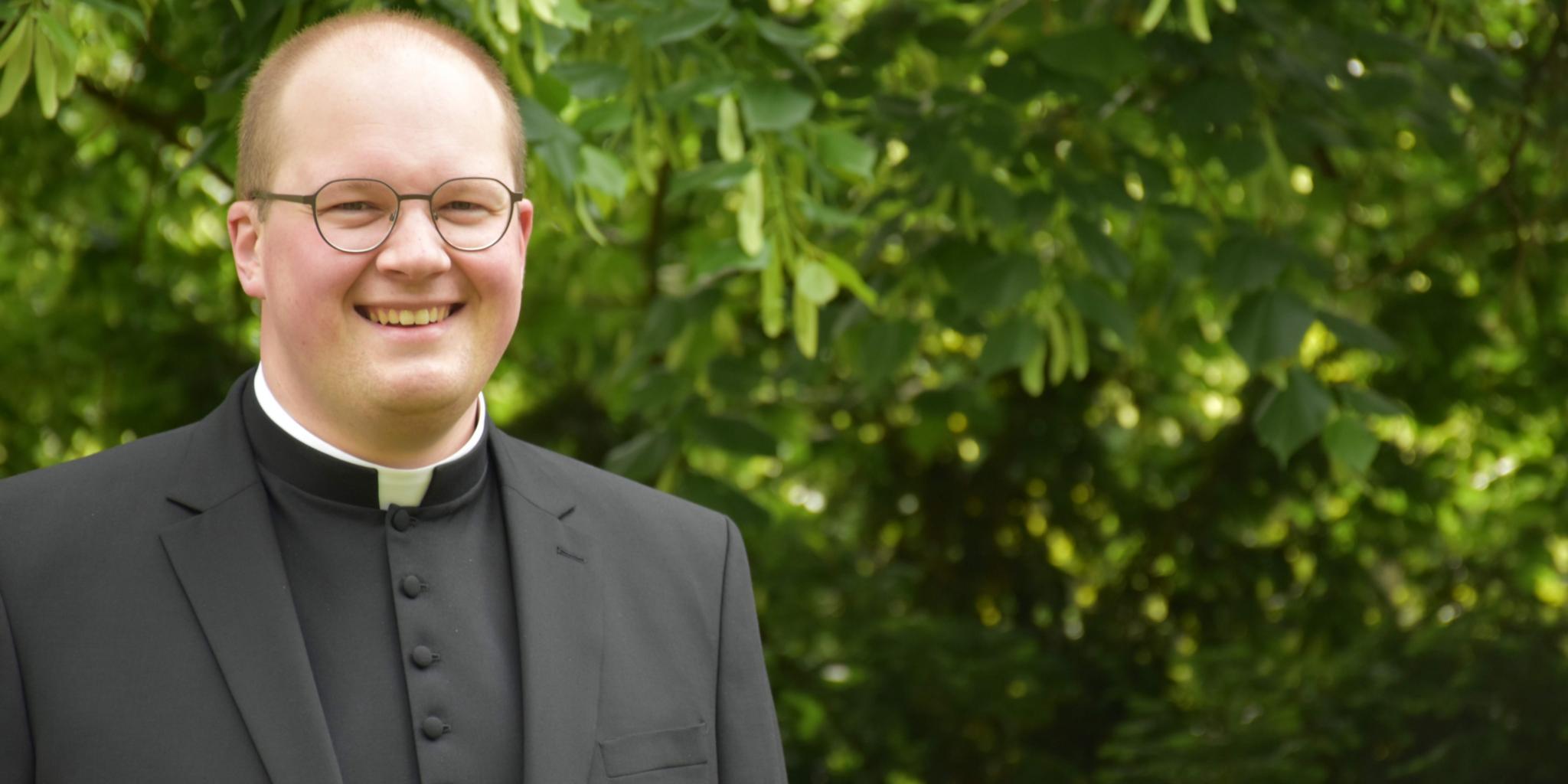 Heiko Gaub wird am 4. Juli von Bischof Ackermann zum Priester geweiht.