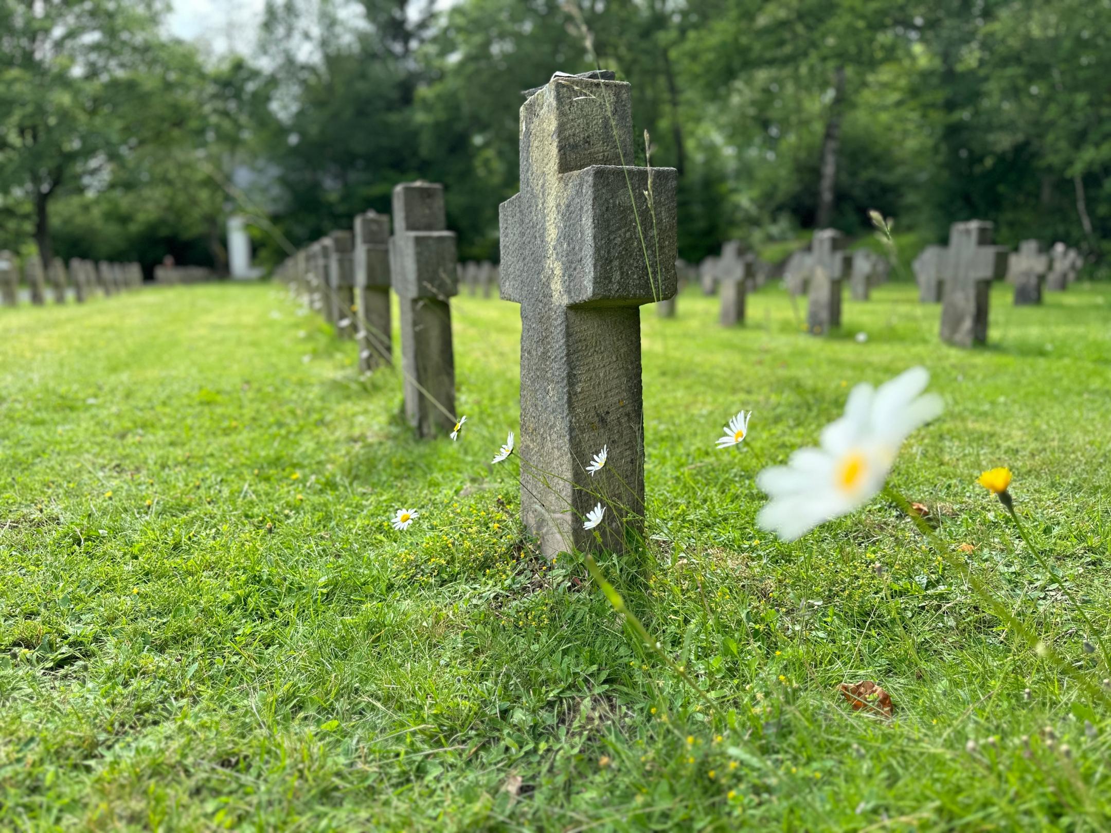 Gräberfeld auf dem Gelände des ehemaligen SS-Sonderlagers Hinzert