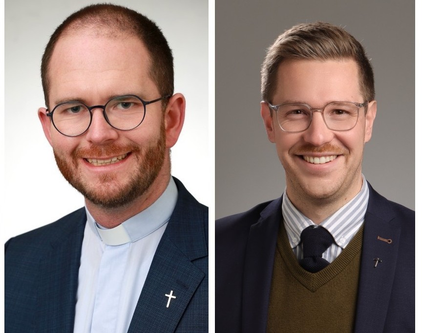 Pfarrer Thomas Hufschmidt (links) und Pfarrer Patric Schützeichel