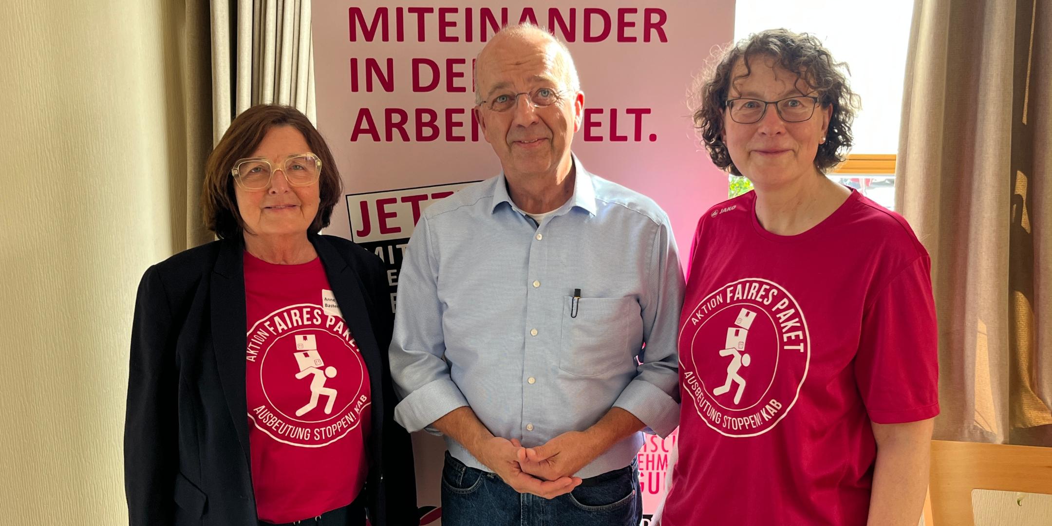 Anne Basten, Wolfgang Meyer und Ruth Mareien de Bueno (vlnr.)