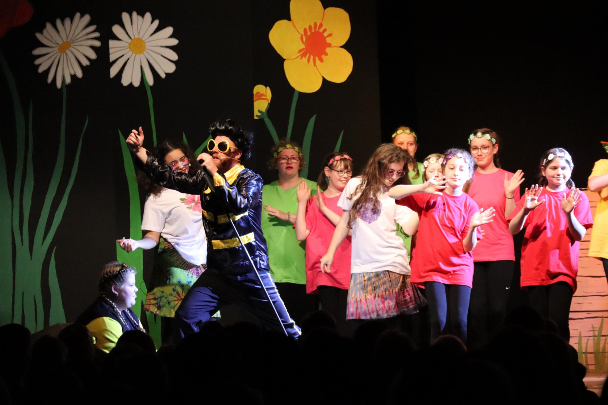 Aufnahme aus dem Musical 'Lovis'.