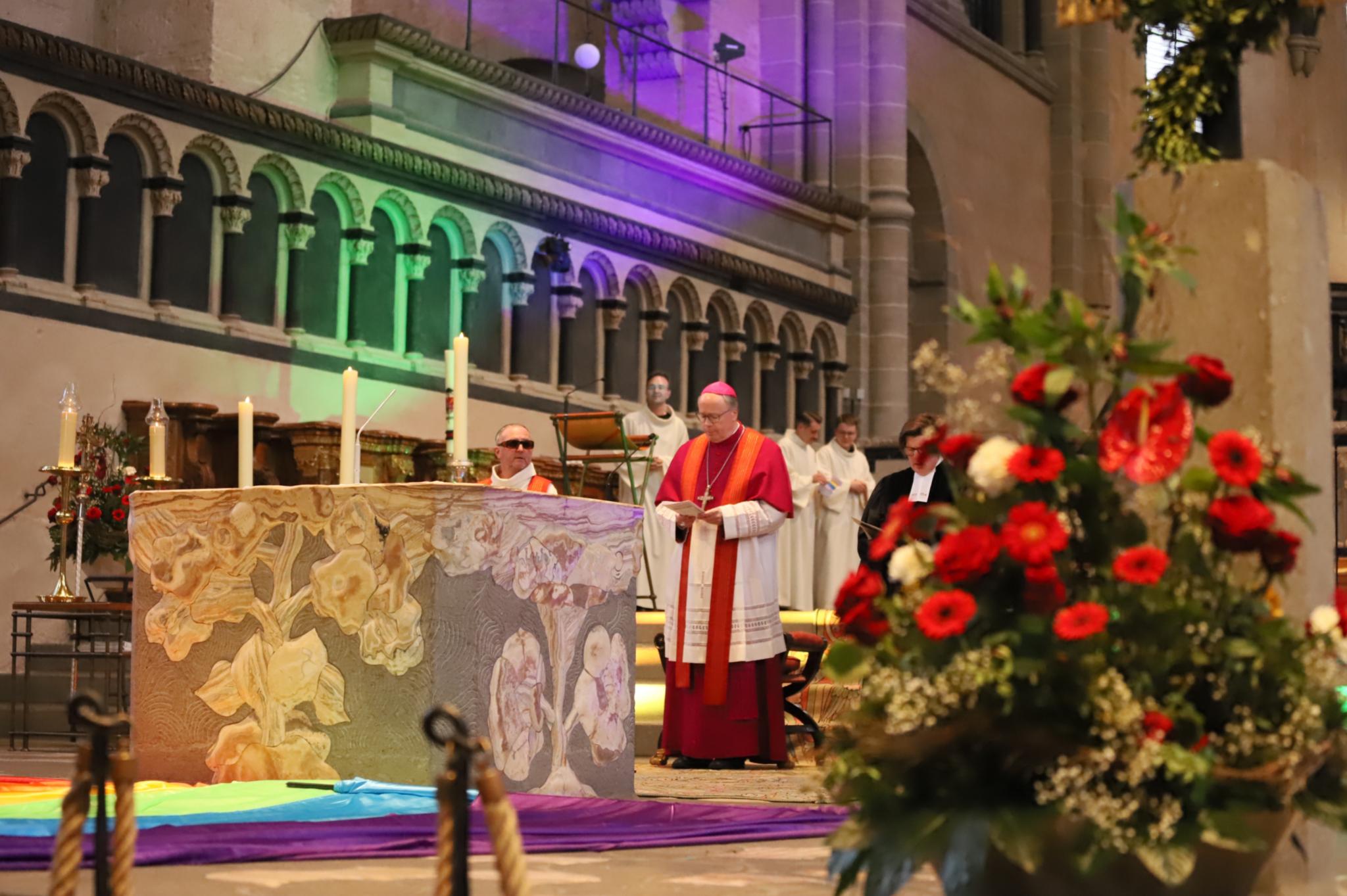 Bischof Ackermann stand dem Gottesdienst vor