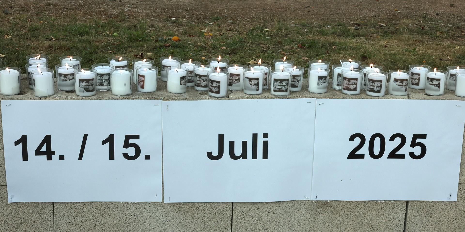 Die Flutkatastrophe in vielen Teilen Deutschlands jährte sich zum vierten Mal.