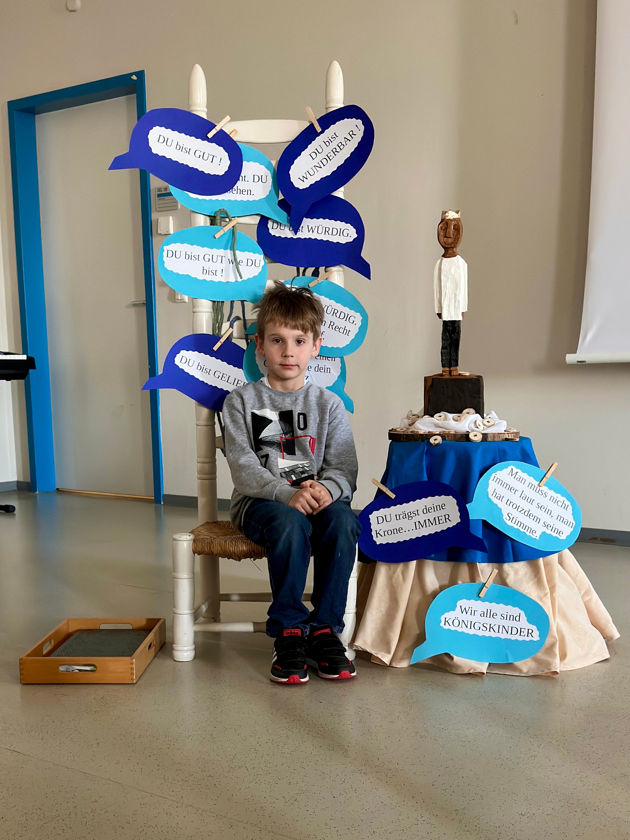 Jerome und der König in der Förderschule St. Josef Trier