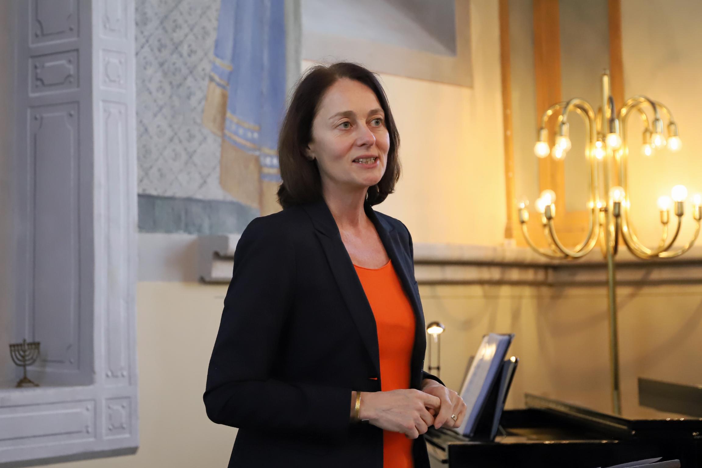 Katarina Barley drückte ihre große Dankbarkeit gegenüber der AG aus