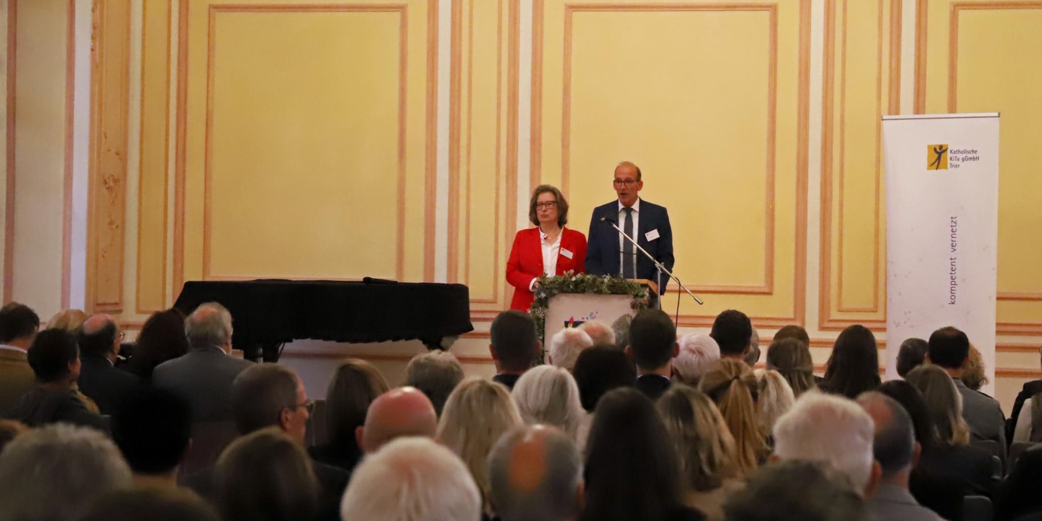 Die Geschäftsführung: Cordula Scheich und Konrad Berg