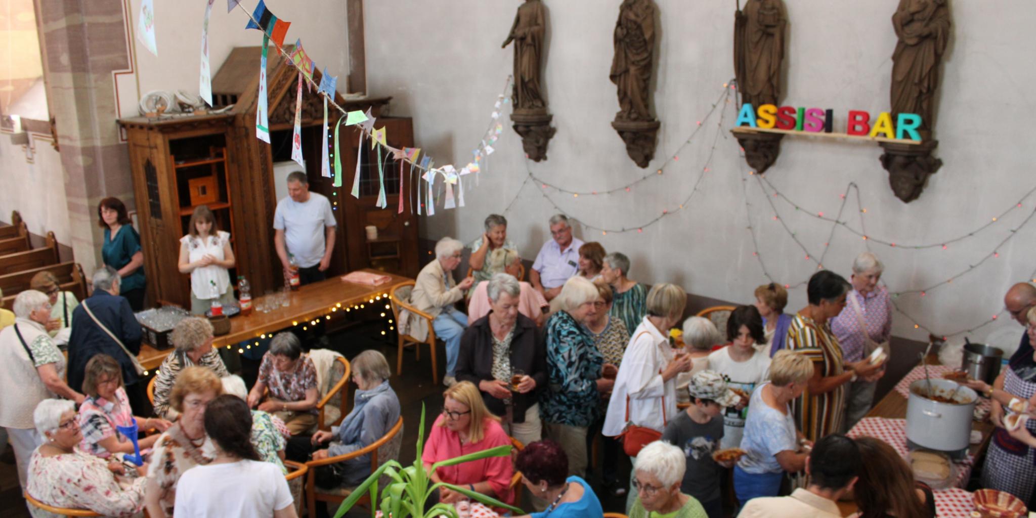In St. Agatha wurde eine Assisi-Bar eröffnet.