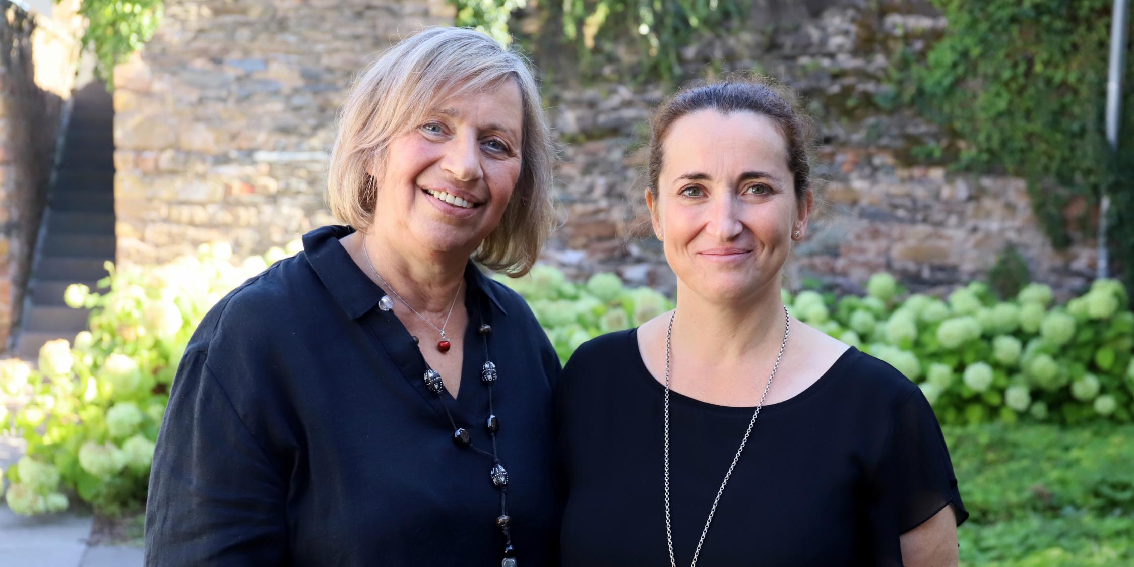 Andrea Bauer-Fisseni mit ihrer Nachfolgerin Melanie Backes