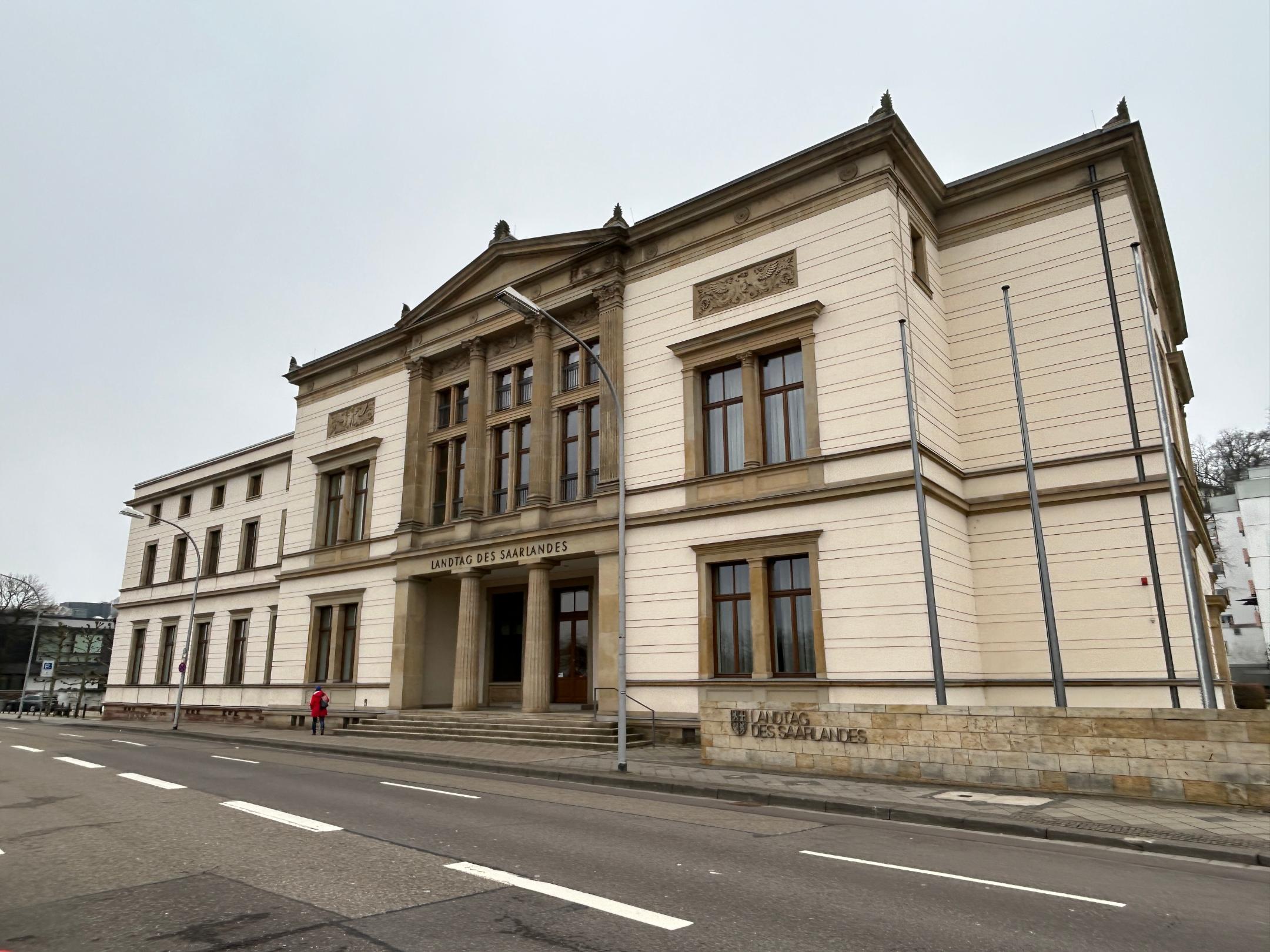 Der Landtag des Saarlandes.